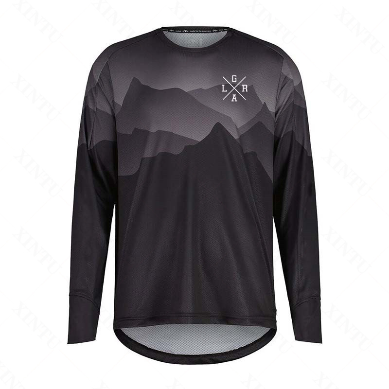 Mountain Biking Jersey - Men's Motorcycle Lrga Jersey MTB BMX