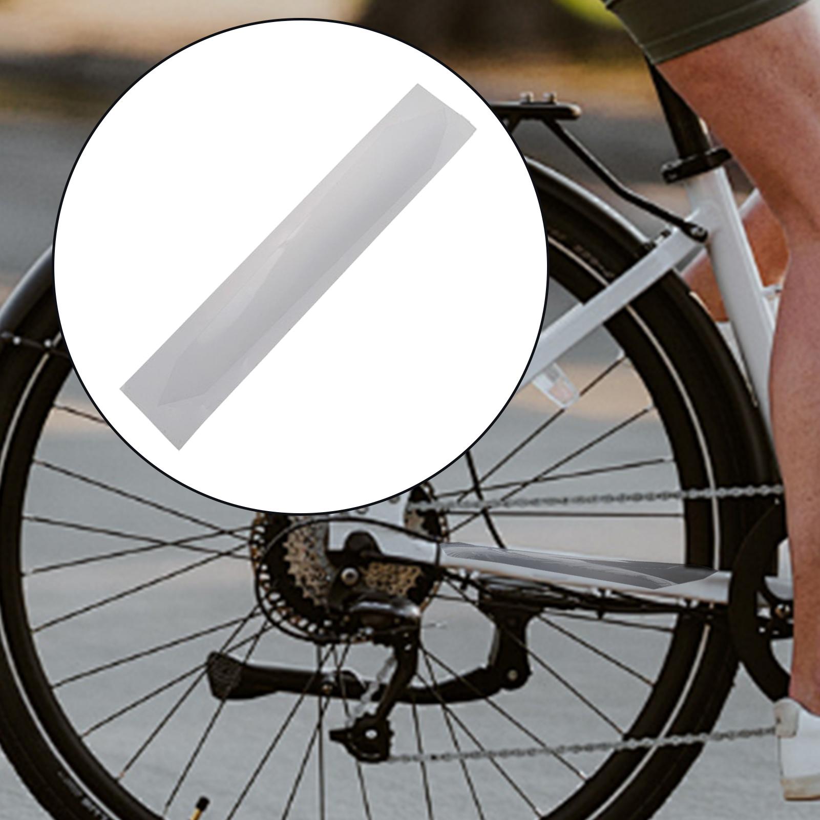 Mountain Biking History - Bicycle Chain Protection Stickers Transparent Bicycle