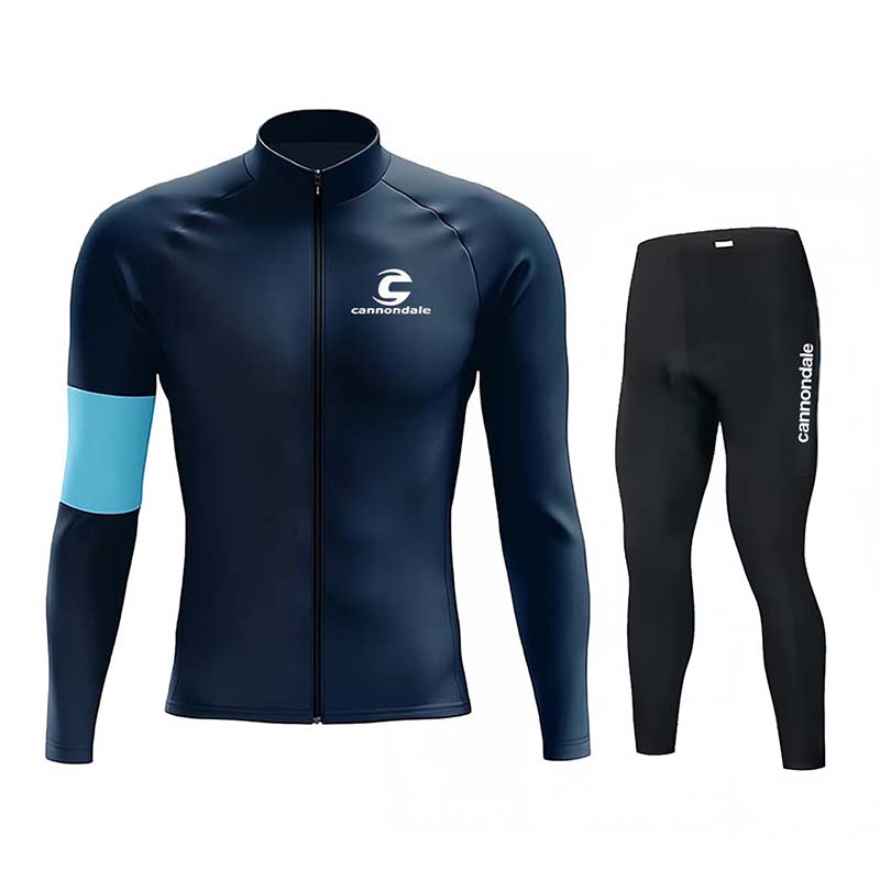 Mountain Biking Jersey - Cannondale Men's Long Sleeve Thin Cycling