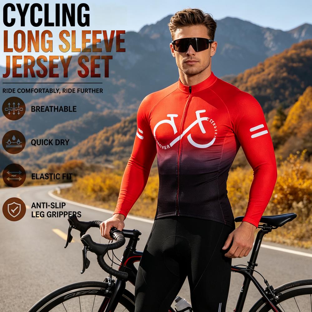 Mountain Biking Uniform - Cycling Suit Spring Autumn Mountain Bike