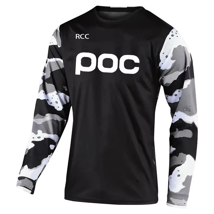Mountain Biking Jersey - Men's Long‑Sleeve T‑Shirt, Mountain Bike Motocross