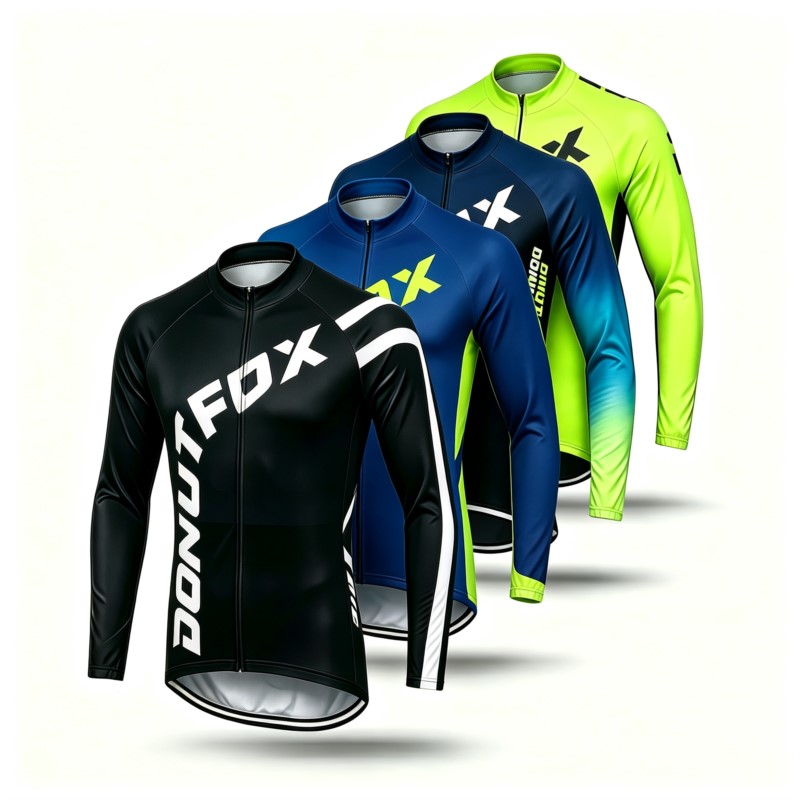 Mountain Biking Jersey - Men Long Sleeve MTB Jersey &