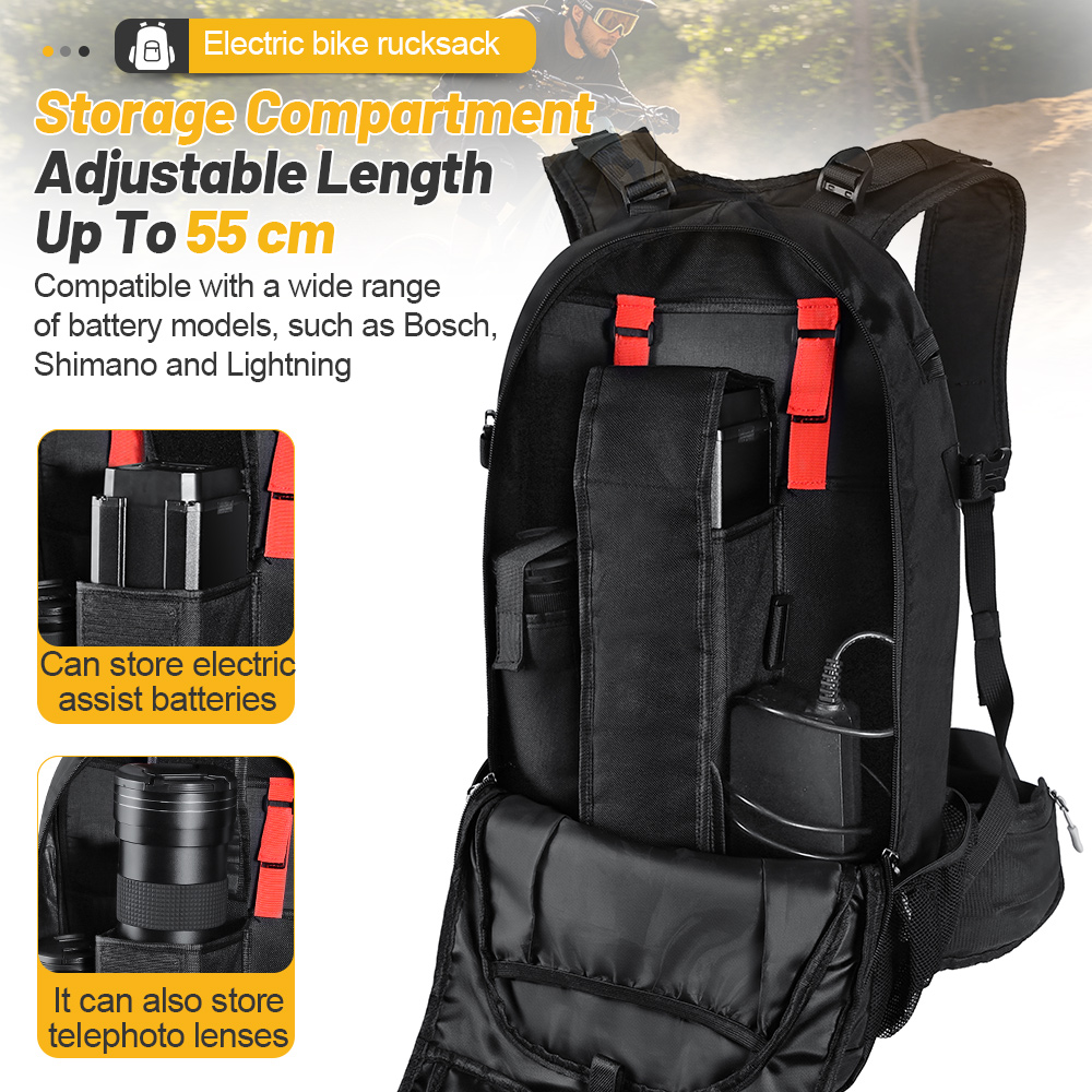 E-Bike Backpack Bike Battery B - Mountain Biking Rucksack ulasan dan harga