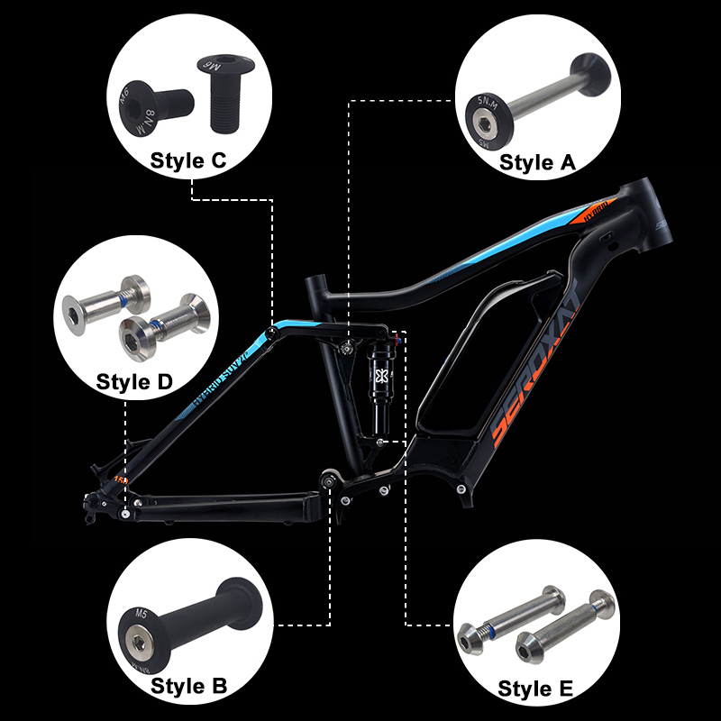 HEPPE Electric Bike Frame Bolt - Mountain Biking History ulasan dan harga