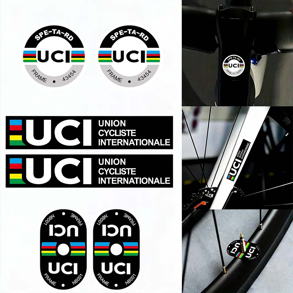 UCI Cycling Frame Stickers Dur - Mountain Biking History ulasan dan harga