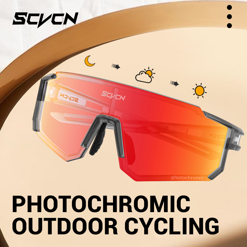 SCVCN Hot Photochromic Protect - Mountain Biking Sunglasses ulasan dan harga