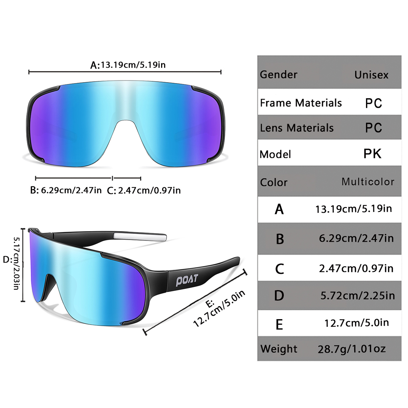 POAT UV400 Cycling Sunglasses  - Mountain Biking Sunglasses ulasan dan harga