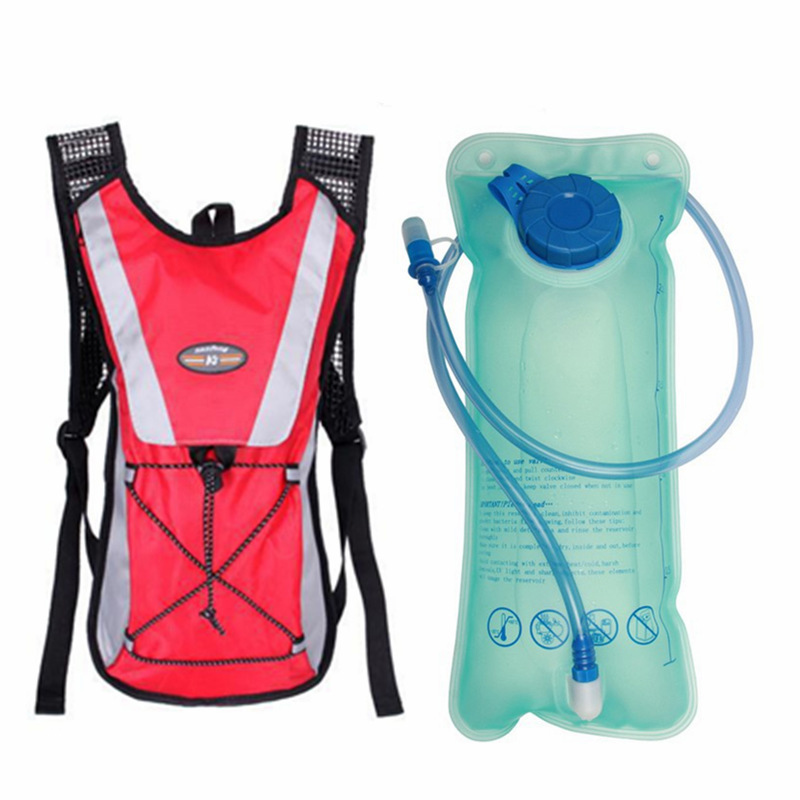 Bicycle Bag With 2L Water Bag  - Mountain Biking Backpack ulasan dan harga
