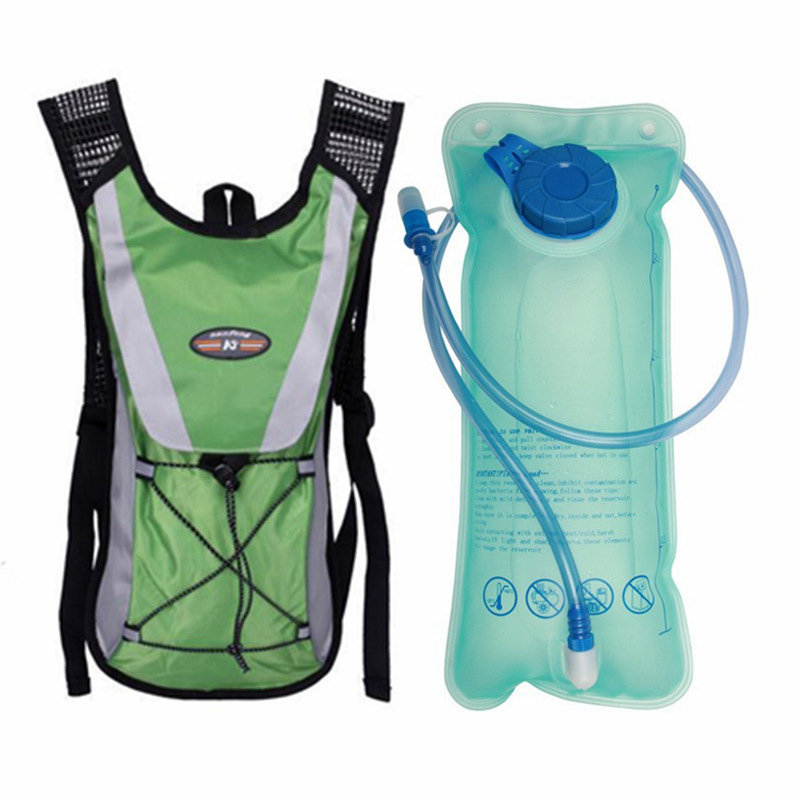 Bicycle Bag With 2L Water Bag  - Mountain Biking Backpack ulasan dan harga