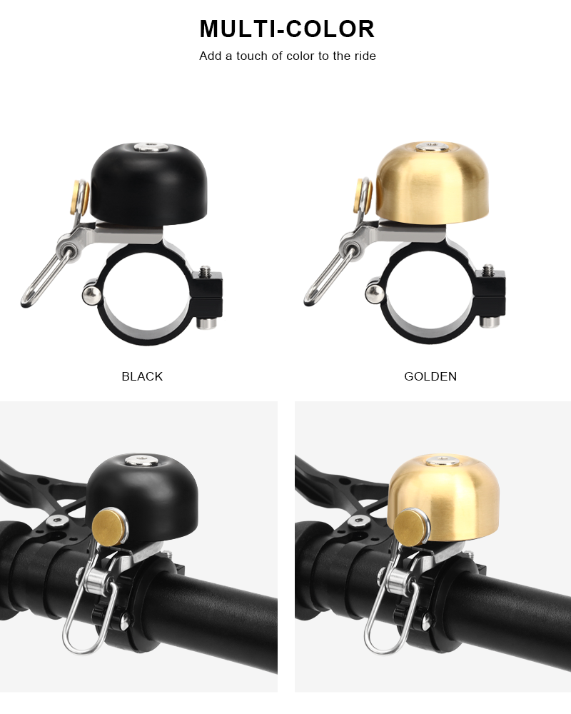 Retro Bicycle Bell Copper Clas - Picture Of Mountain Biking ulasan dan harga