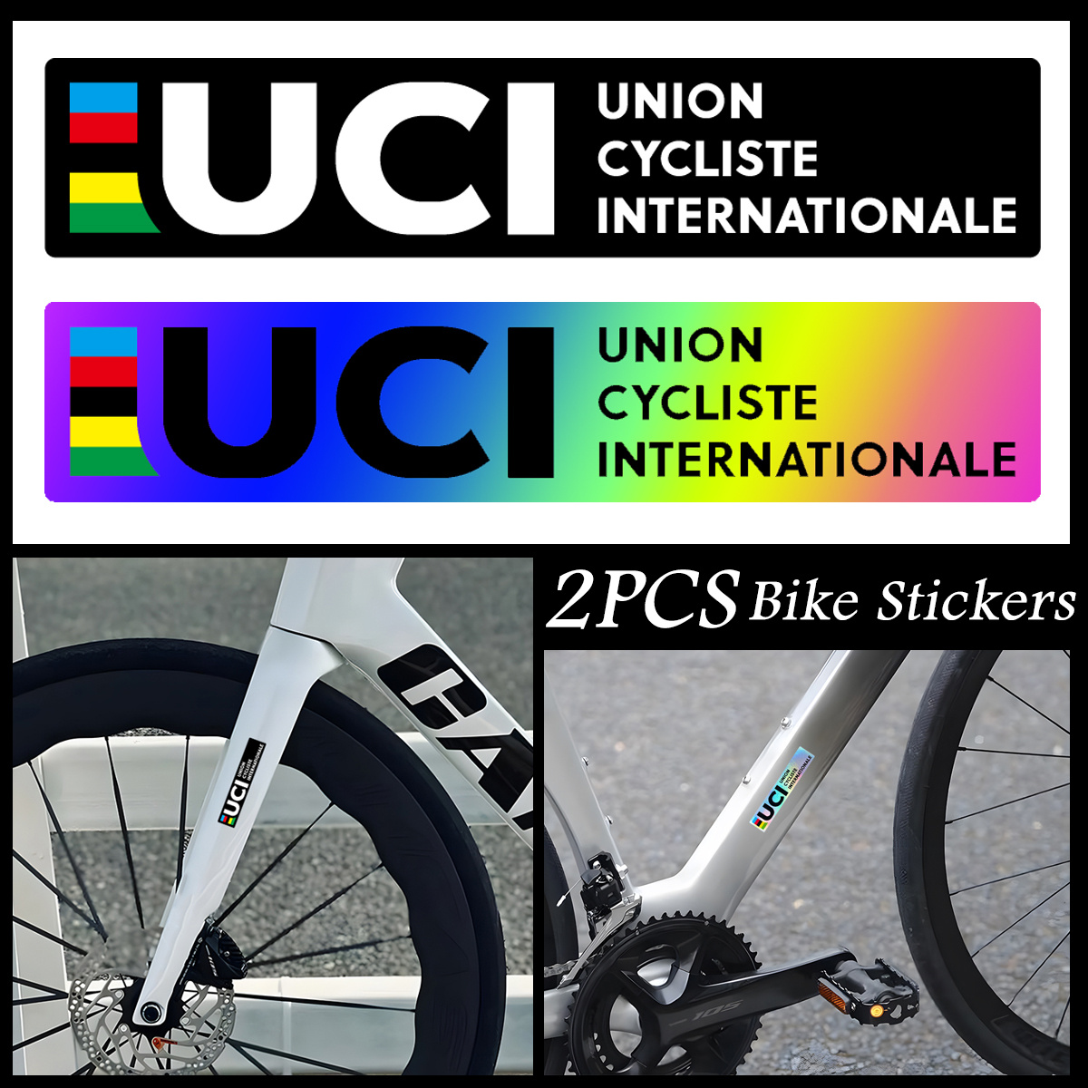 2Pcs UCI Style Reflective Lase - Mountain Biking History ulasan dan harga
