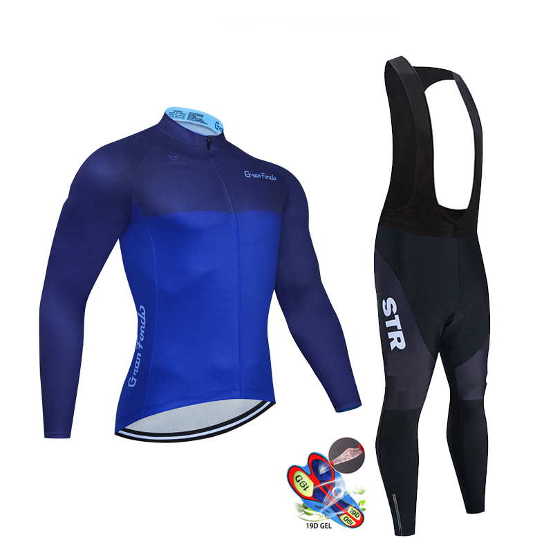 Autumn Black Cycling Jersey Se - Mountain Biking Uniform ulasan dan harga
