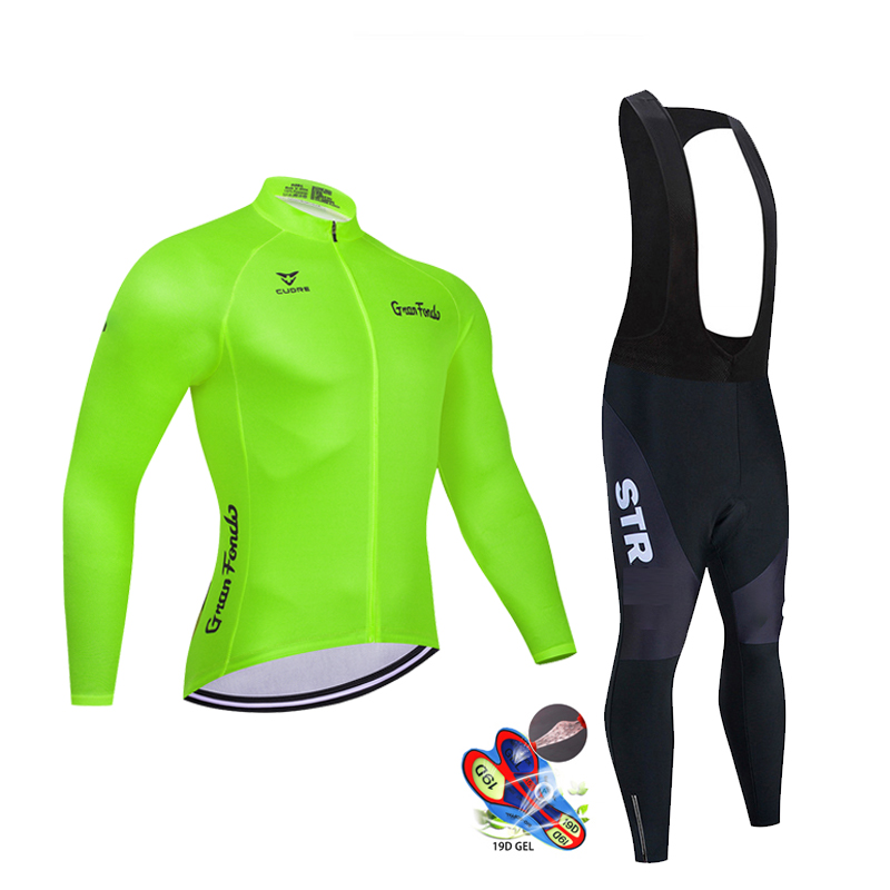 Autumn Black Cycling Jersey Se - Mountain Biking Uniform ulasan dan harga