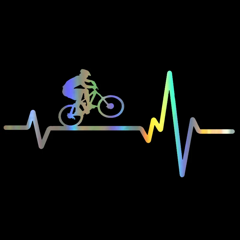 Creative Car Sticker Cycling M - Mountain Biking Cartoon ulasan dan harga