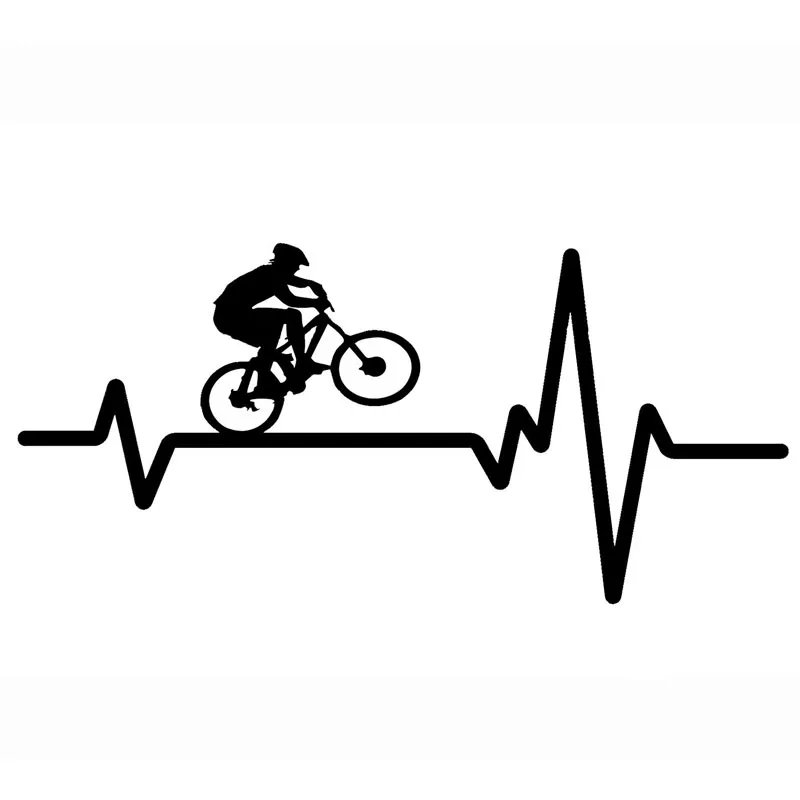 Creative Car Sticker Cycling M - Mountain Biking Cartoon ulasan dan harga