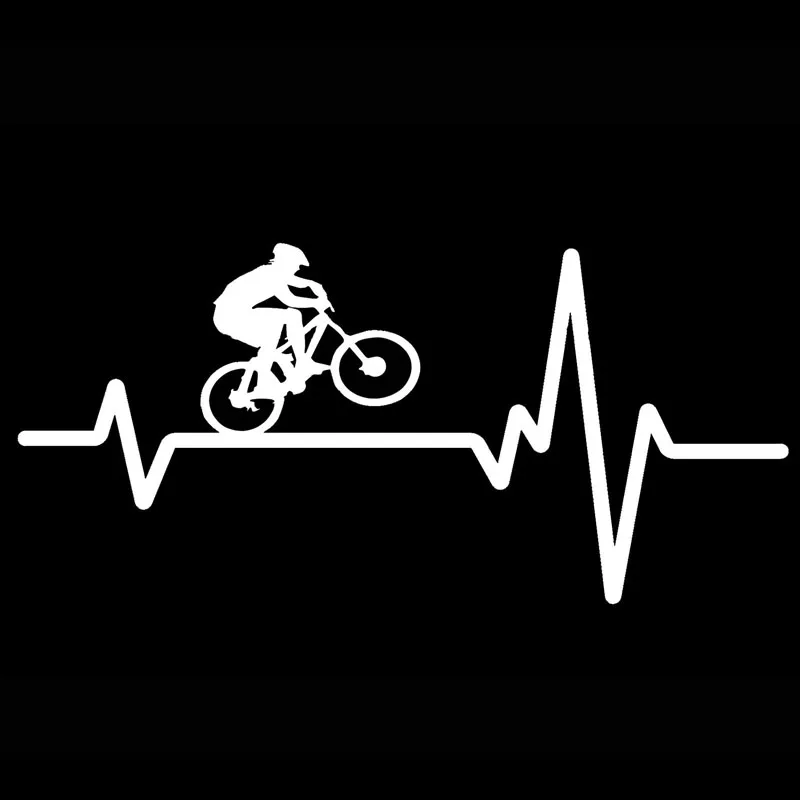 Creative Car Sticker Cycling M - Mountain Biking Cartoon ulasan dan harga