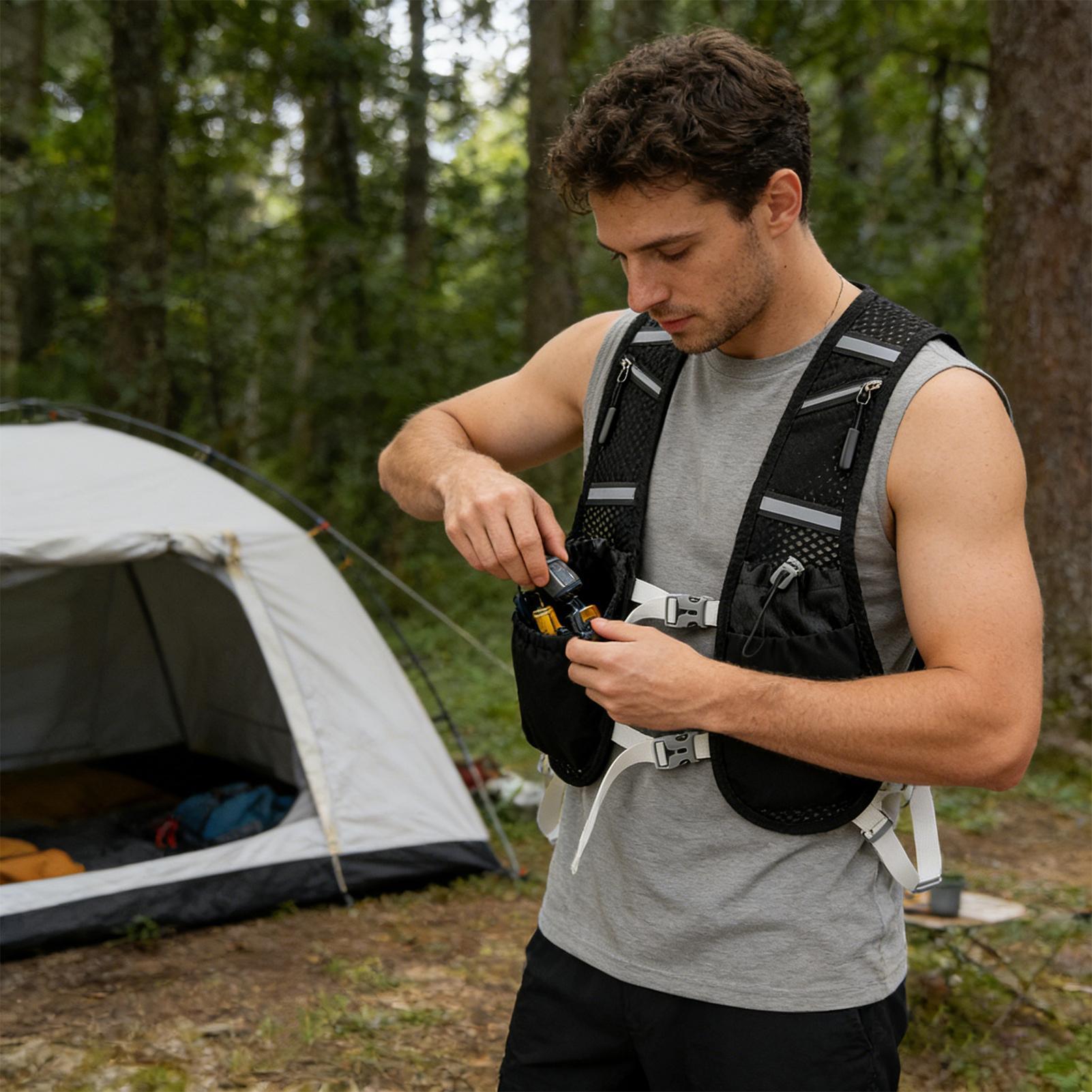 Runners Vest Breathable Lightw - Mountain Biking Backpack ulasan dan harga