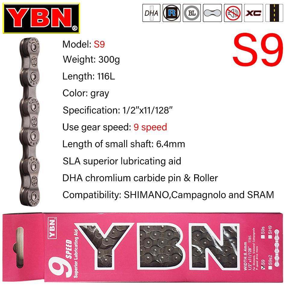 YBN Bicycle Chain 8/9/10/11/12 - Cassette 11 Speed ulasan dan harga