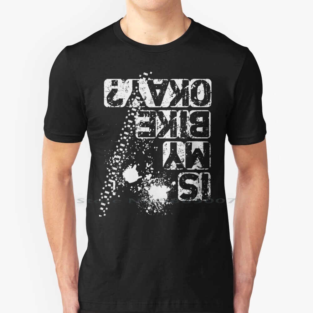 Is My Bike Ok ?-White Design T - Mountain Biking Downhill ulasan dan harga