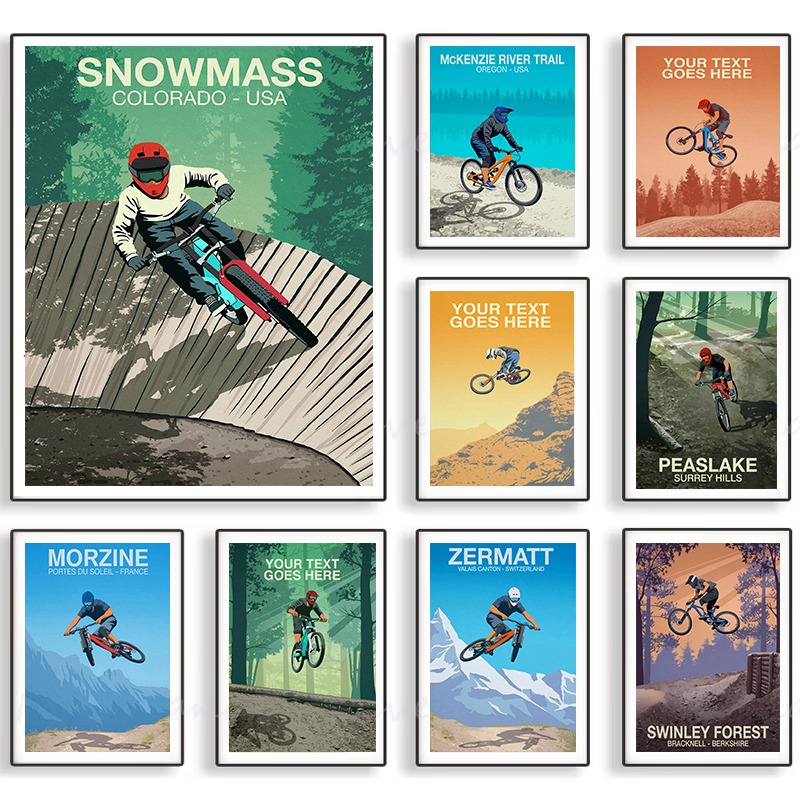 Mountain Bike Trail Poster Sno - Picture Of Mountain Biking ulasan dan harga