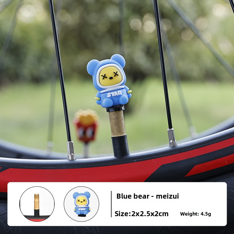 Creative Cartoon Silicone Bicy - Mountain Biking Cartoon ulasan dan harga
