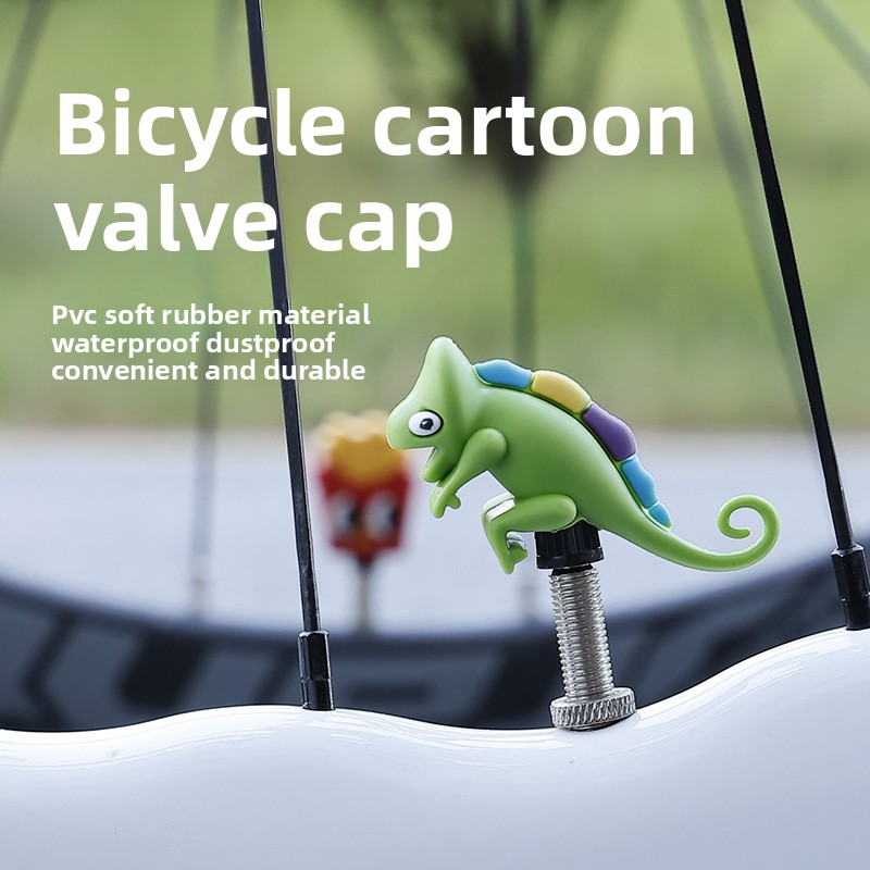 Creative Cartoon Silicone Bicy - Mountain Biking Cartoon ulasan dan harga