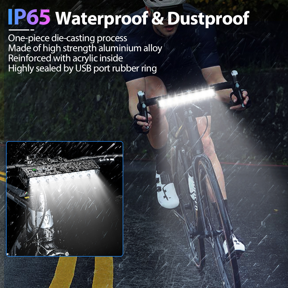 NEWBOLER Bicycle Light Front 1 - Mountain Biking Backpack ulasan dan harga