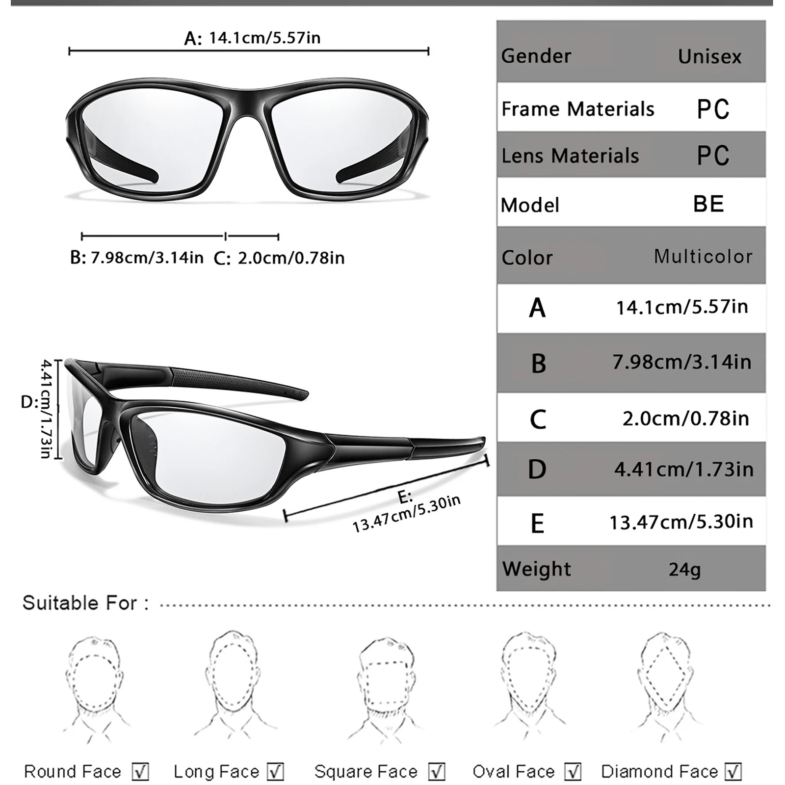 Photochromic Glasses Bicycle E - Mountain Biking Sunglasses ulasan dan harga