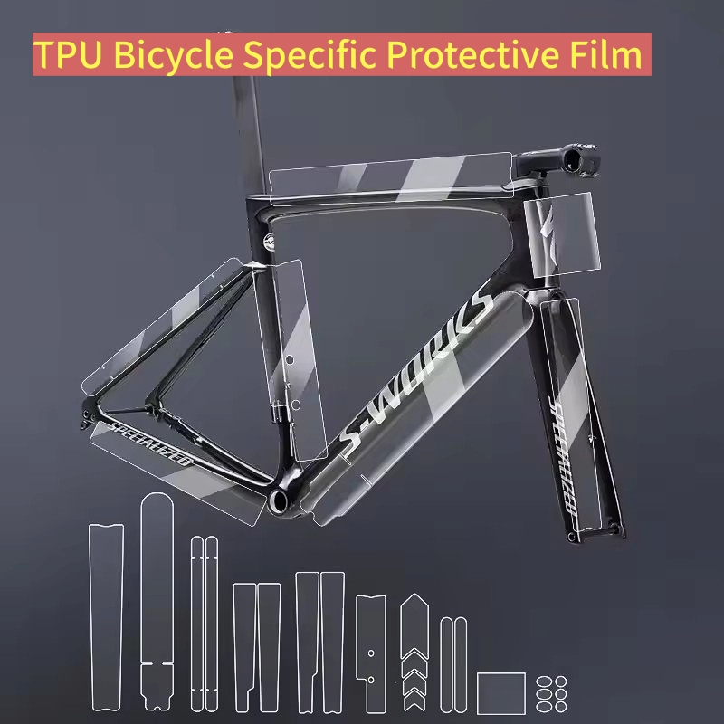 Road Bike Frame Decal Clear Sc - Mountain Biking History ulasan dan harga