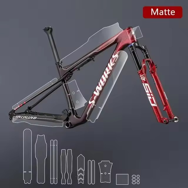 Road Bike Frame Decal Clear Sc - Mountain Biking History ulasan dan harga