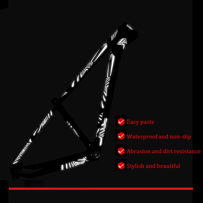ENLEE Bicycle Frame Reflective - Mountain Biking History ulasan dan harga