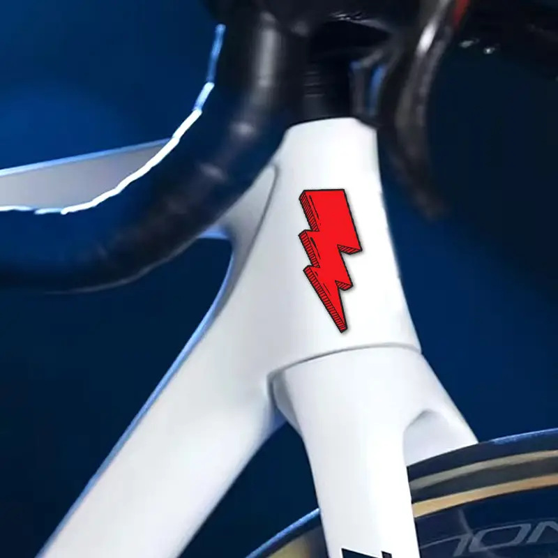 1pcs Lightning Stickers Bicycl - Mountain Biking History ulasan dan harga