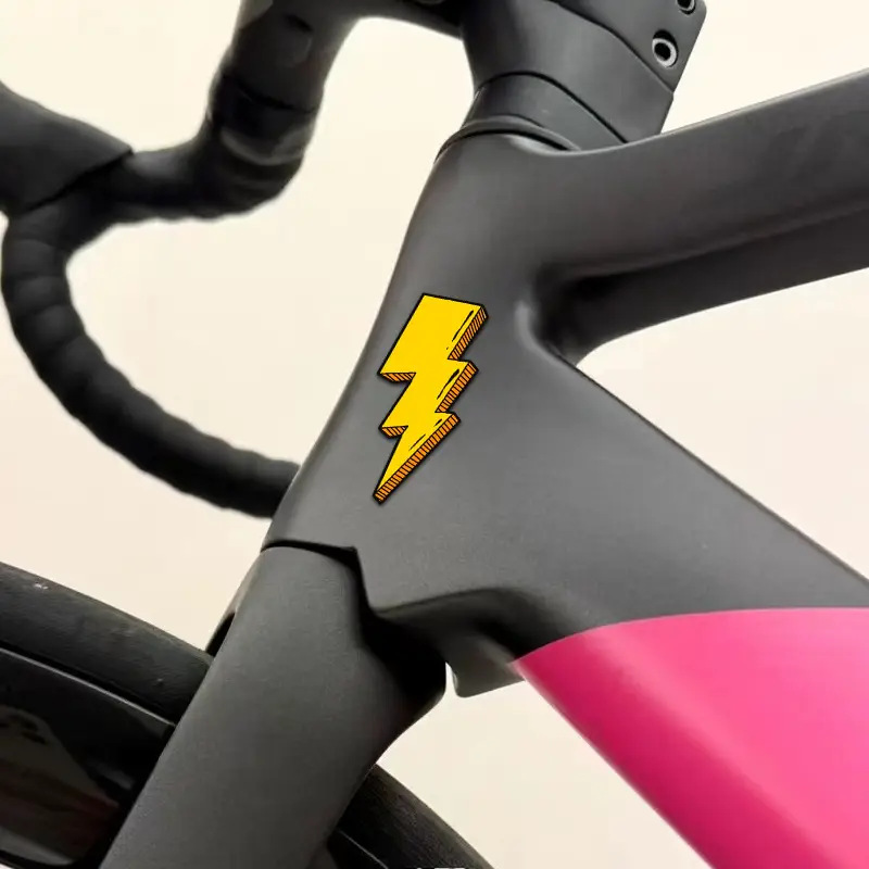 1pcs Lightning Stickers Bicycl - Mountain Biking History ulasan dan harga