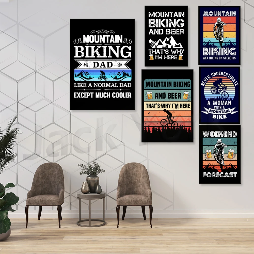 Go Mountain Bike Print Canvas  - Picture Of Mountain Biking ulasan dan harga