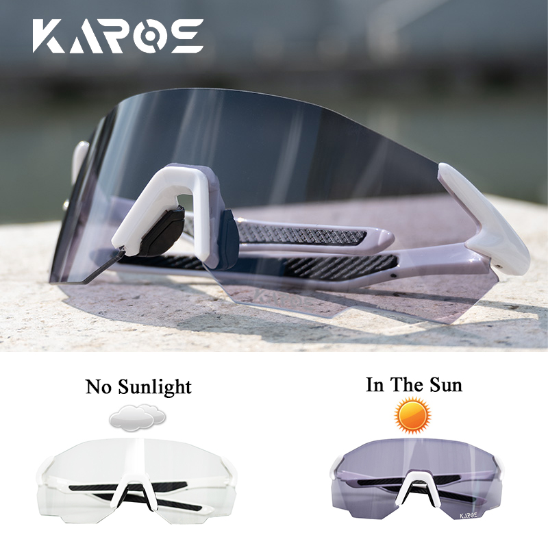 KAROS Photochromic Cycling Gla - Mountain Biking Sunglasses ulasan dan harga